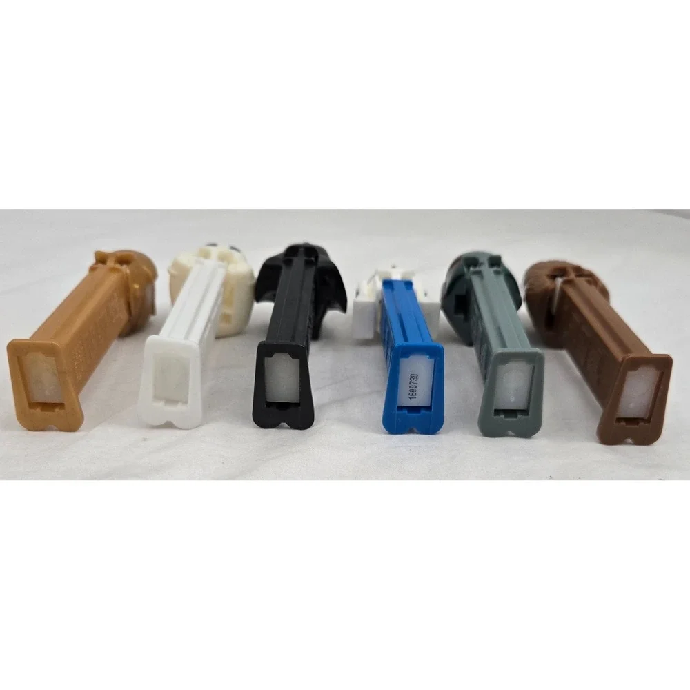 VTG 90s Star Wars PEZ Dispenser Lot 6 Boba Fett Vader C-3PO Stormtrooper‎ R2-D2